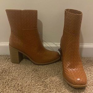 Brown bootie heels from target. Never been worn. Size 7.5.